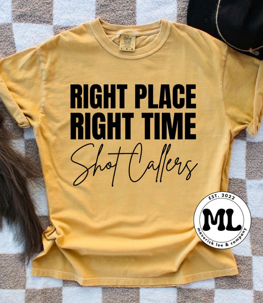 Right place right time