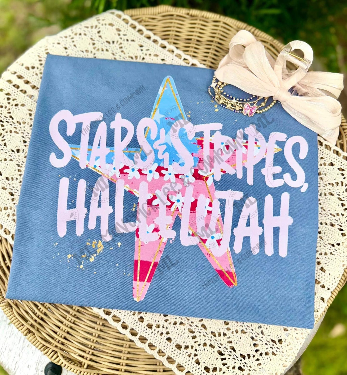 Stars and stripes hallelujah – pink