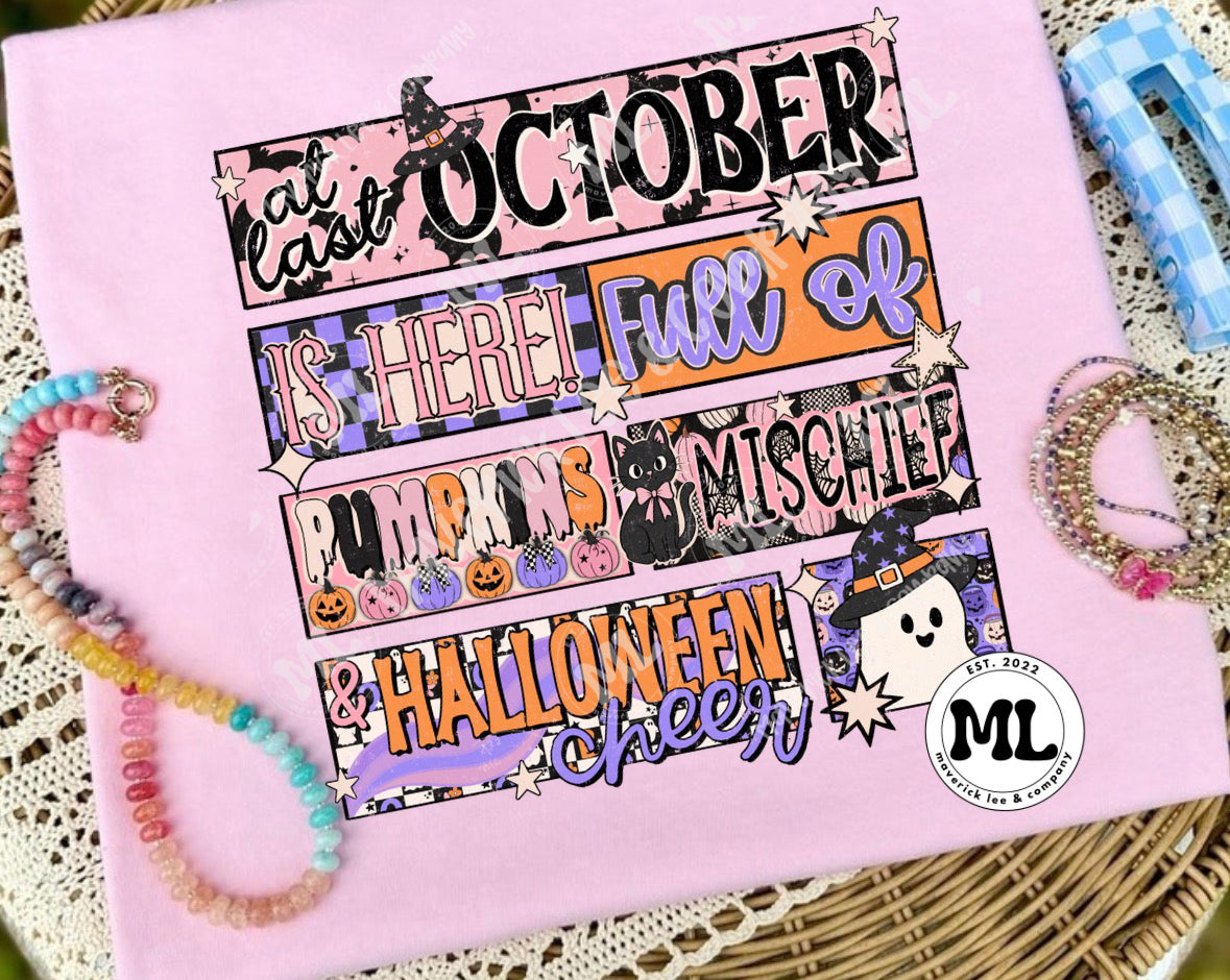 At last October is here