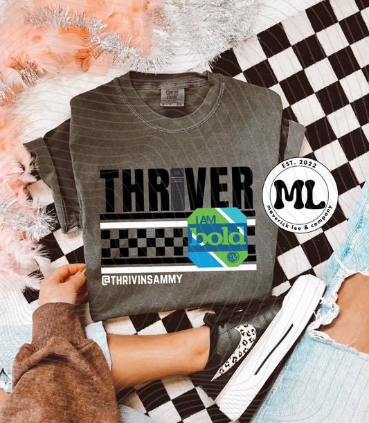 Thriver checkered - I AM
