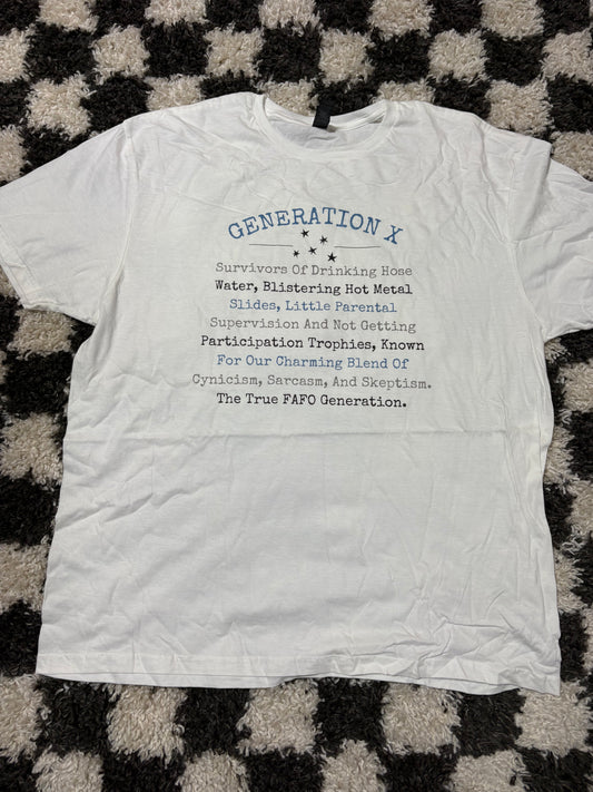XL tee in stock