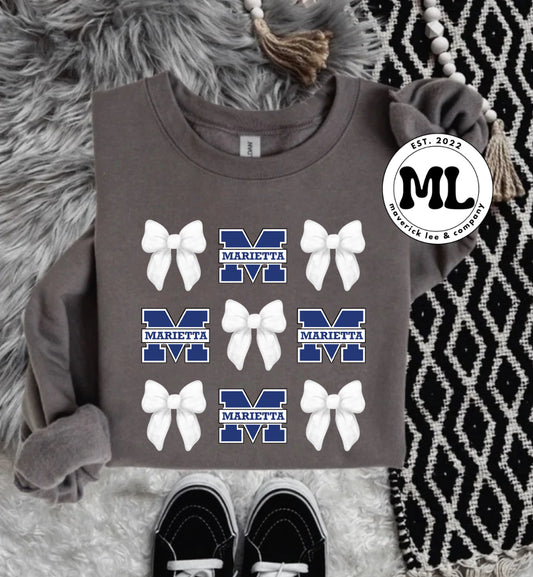 Marietta College bow grid