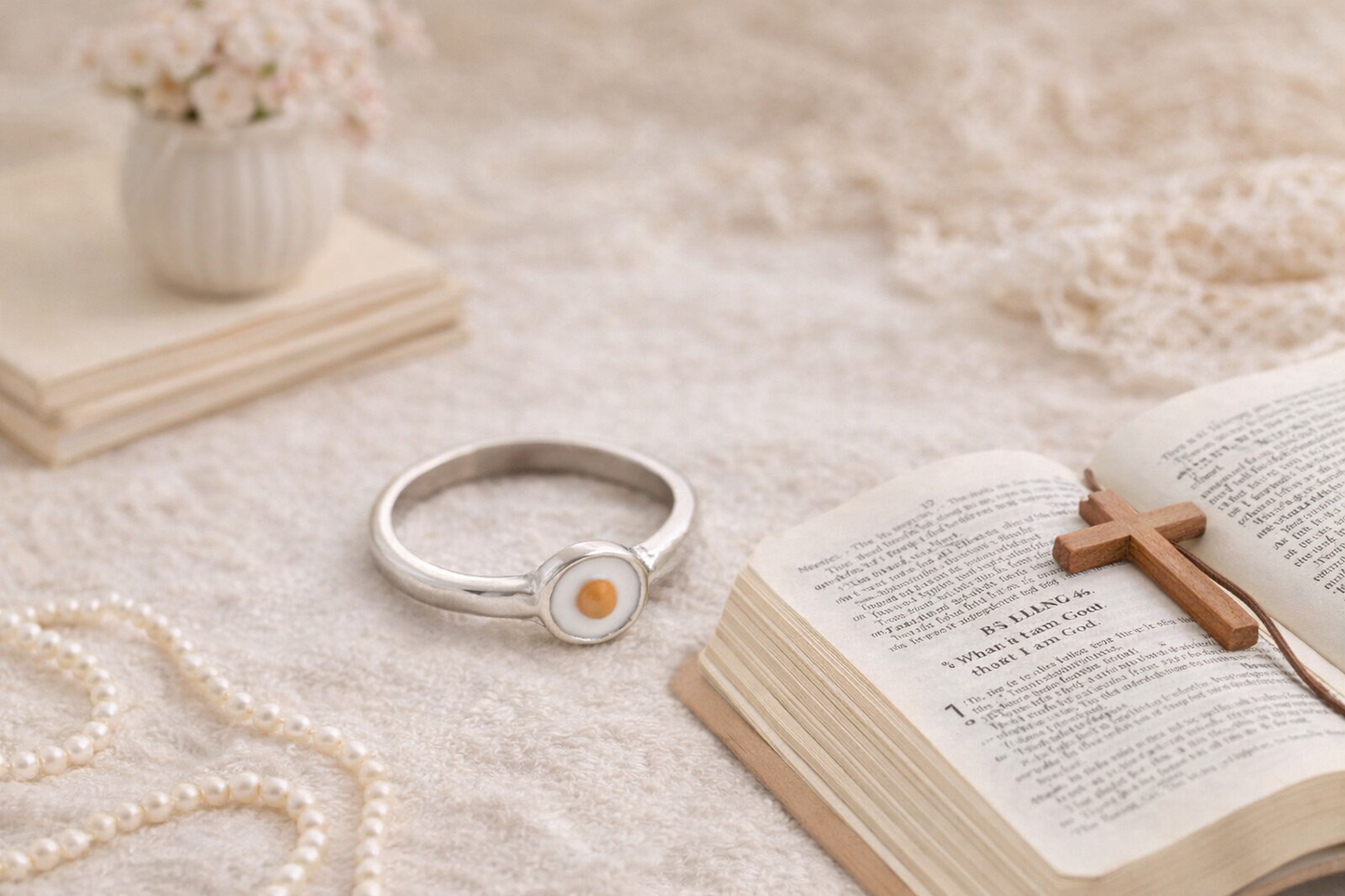 Mustard Seed Ring - Christian Jewelry - Christian Ring  - Christian Gift