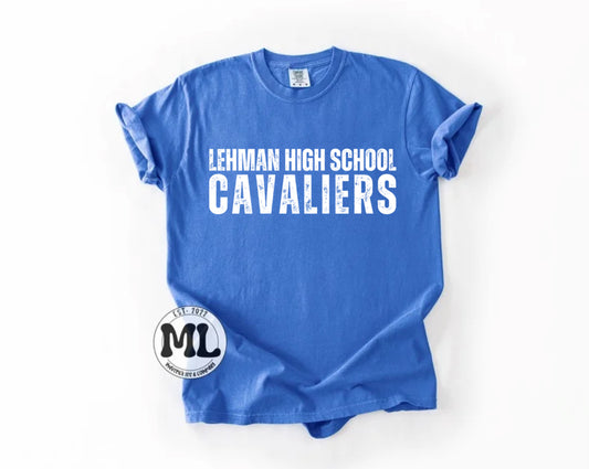 Lehman catholic high school - white distressed
