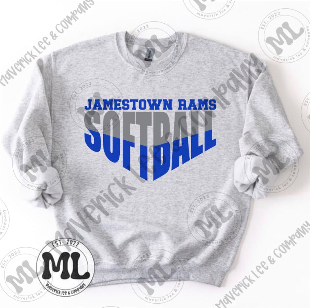Jamestown Rams softball collection