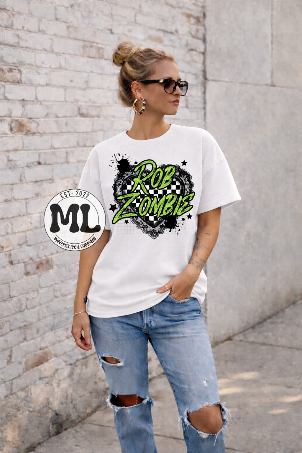 Black lace + green music collection
