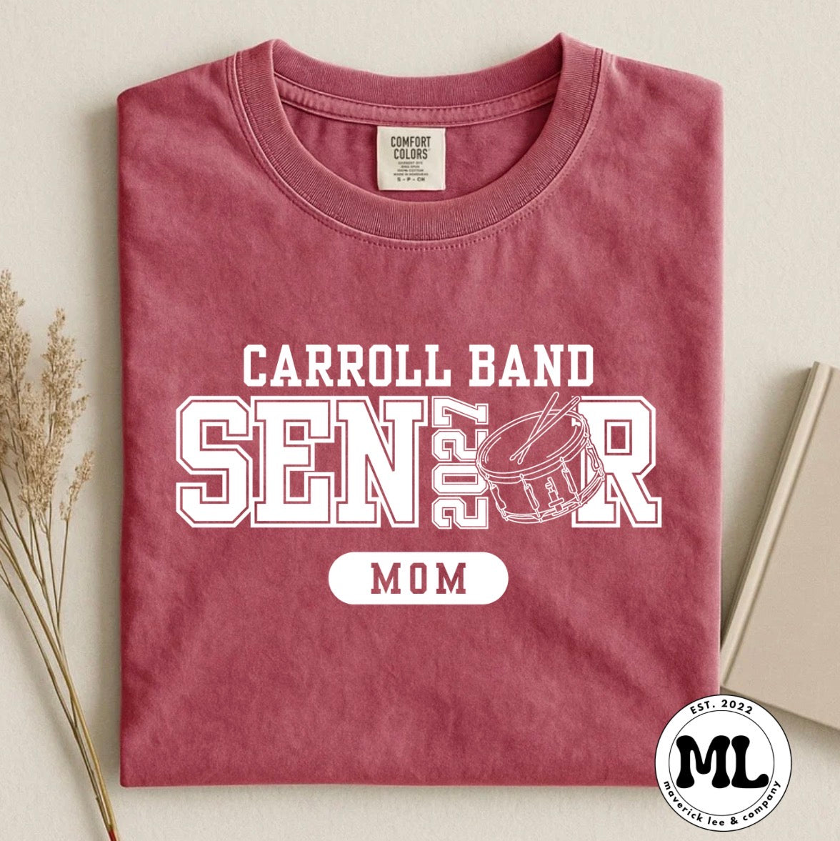 Carroll band senior - snare custom name