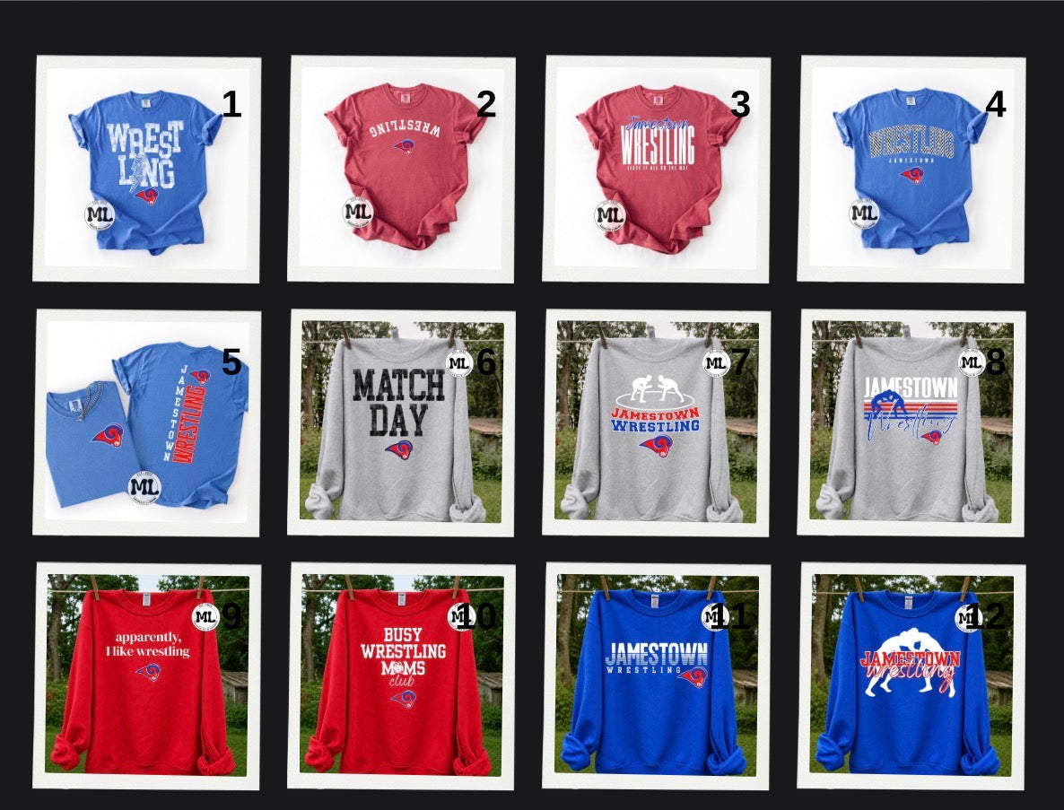 Jamestown wrestling collection, October 2026