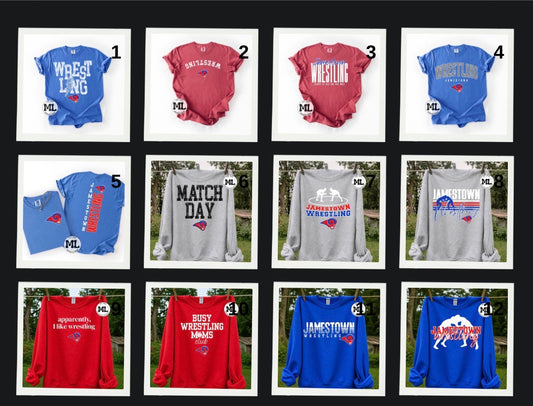 Jamestown wrestling collection, October 2026