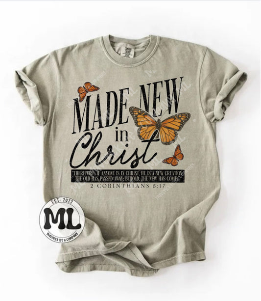 Made new in Christ