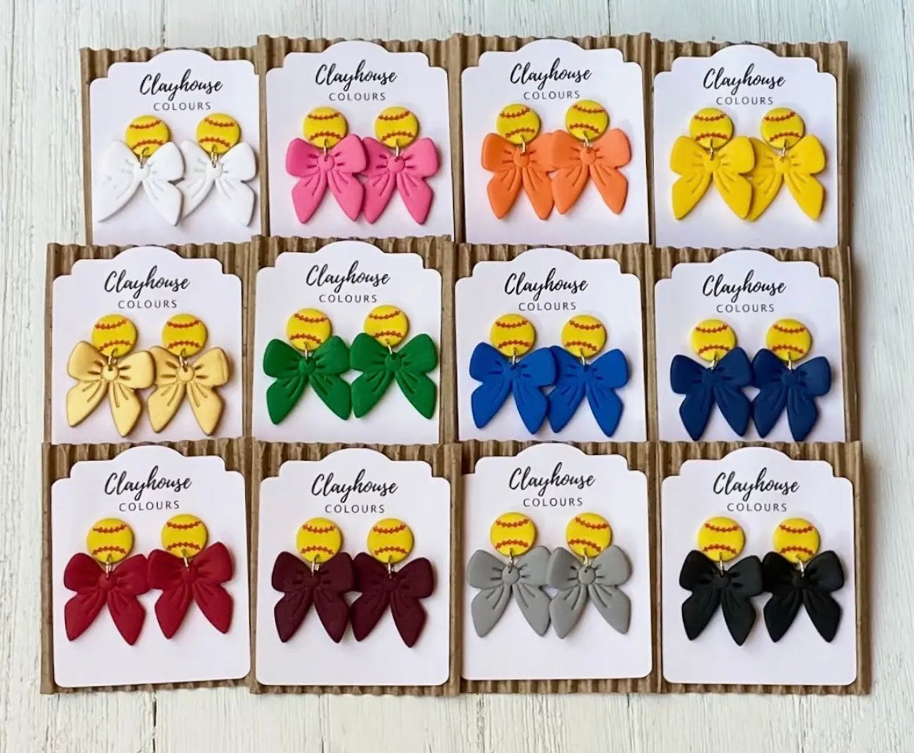 Sports bow Earrings
