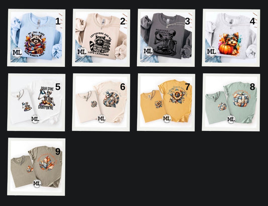 Fall watercolor collection