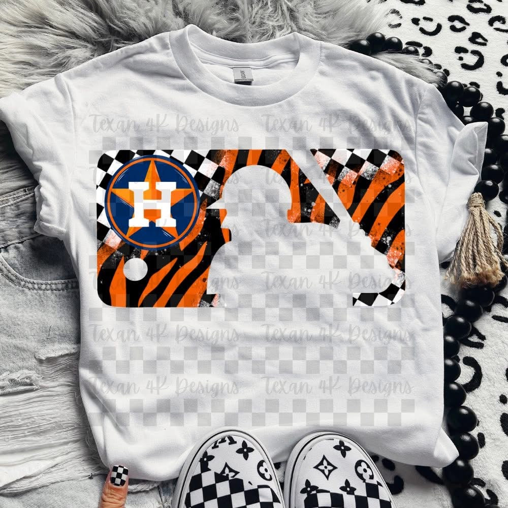 Zebra and checkered baseball collection