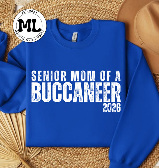 Distressed buccaneers mom