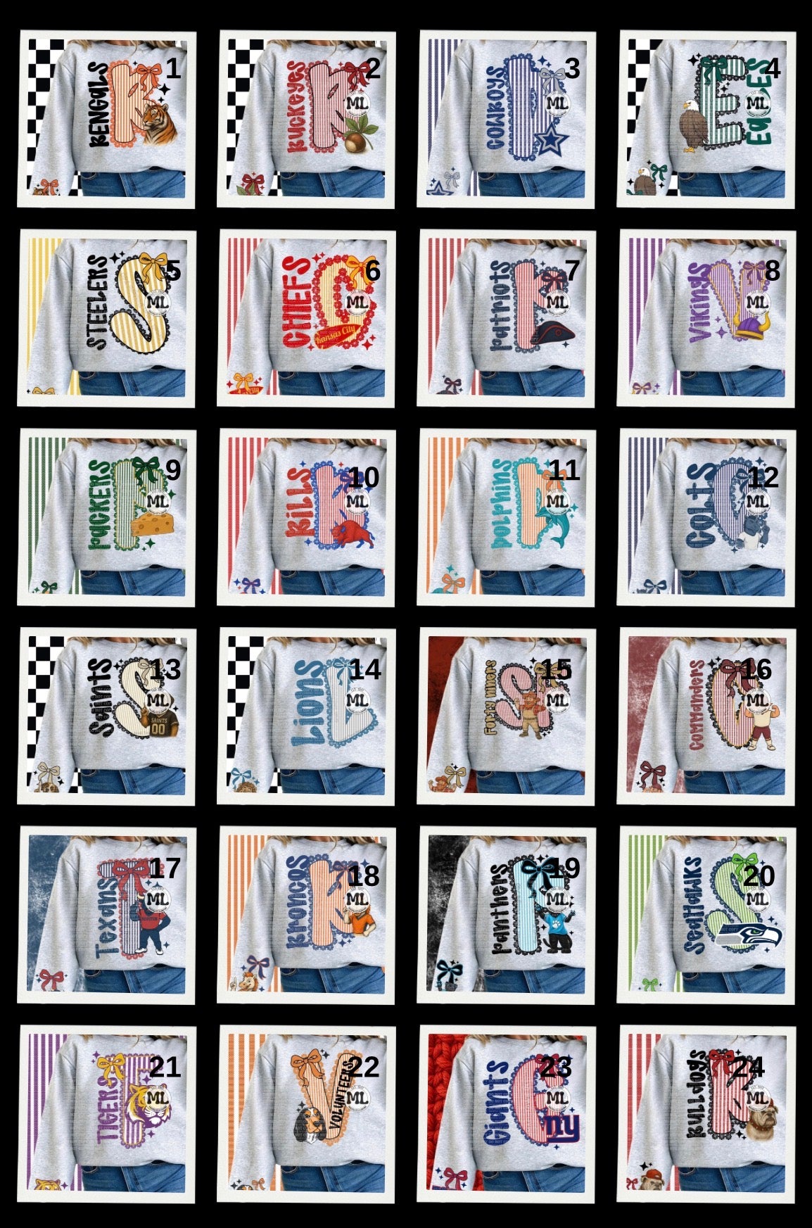 Seersucker football with sleeve collection