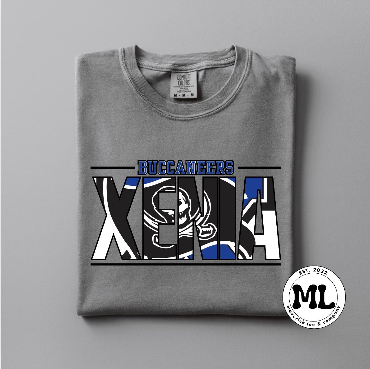 Xenia Buccaneers word frame