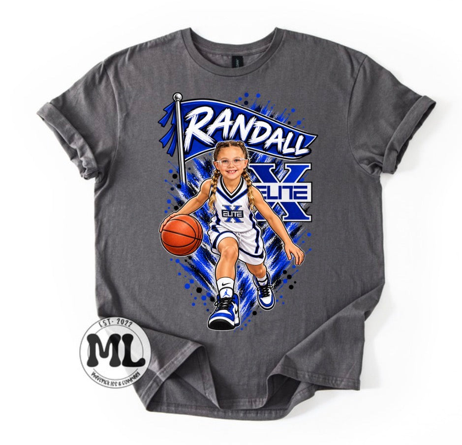 Randall custom basketball listing