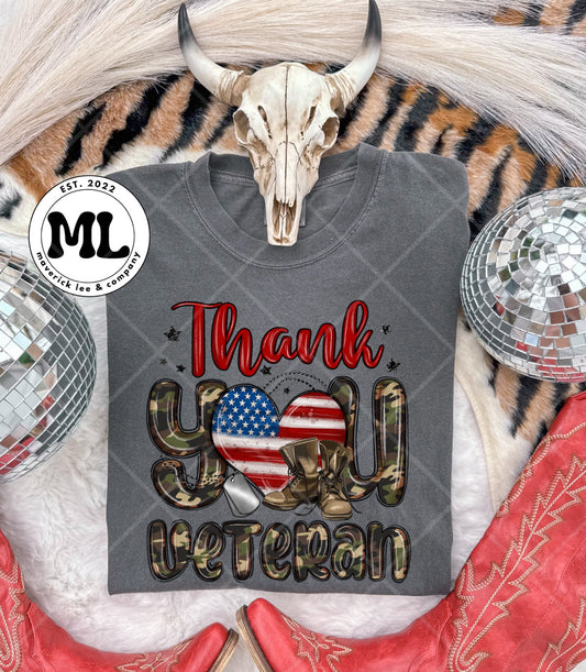 Thank you veteran