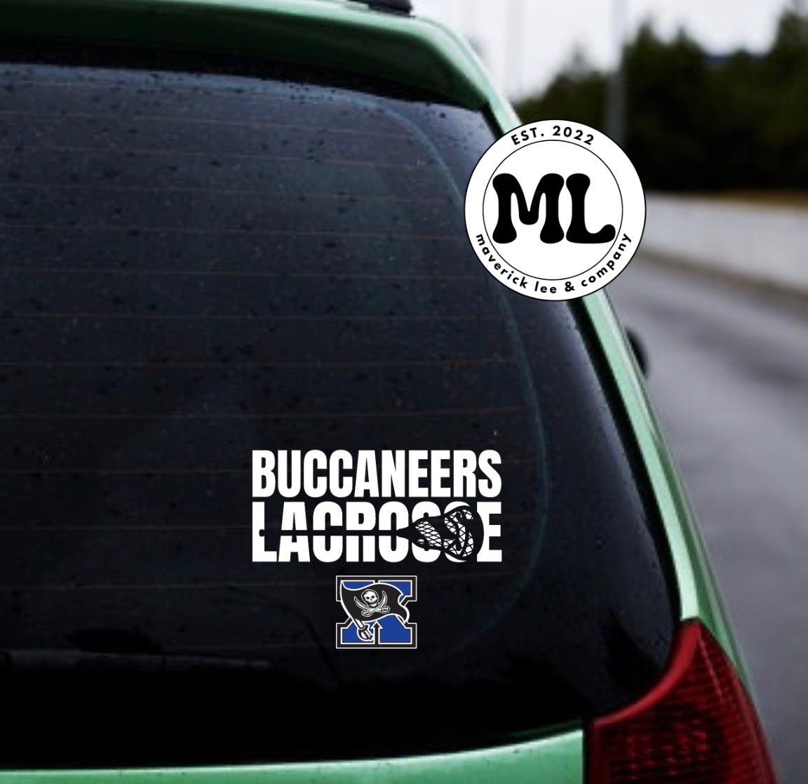 Xenia Lacrosse - Buccaneers decal 6” – UVDTF sticker