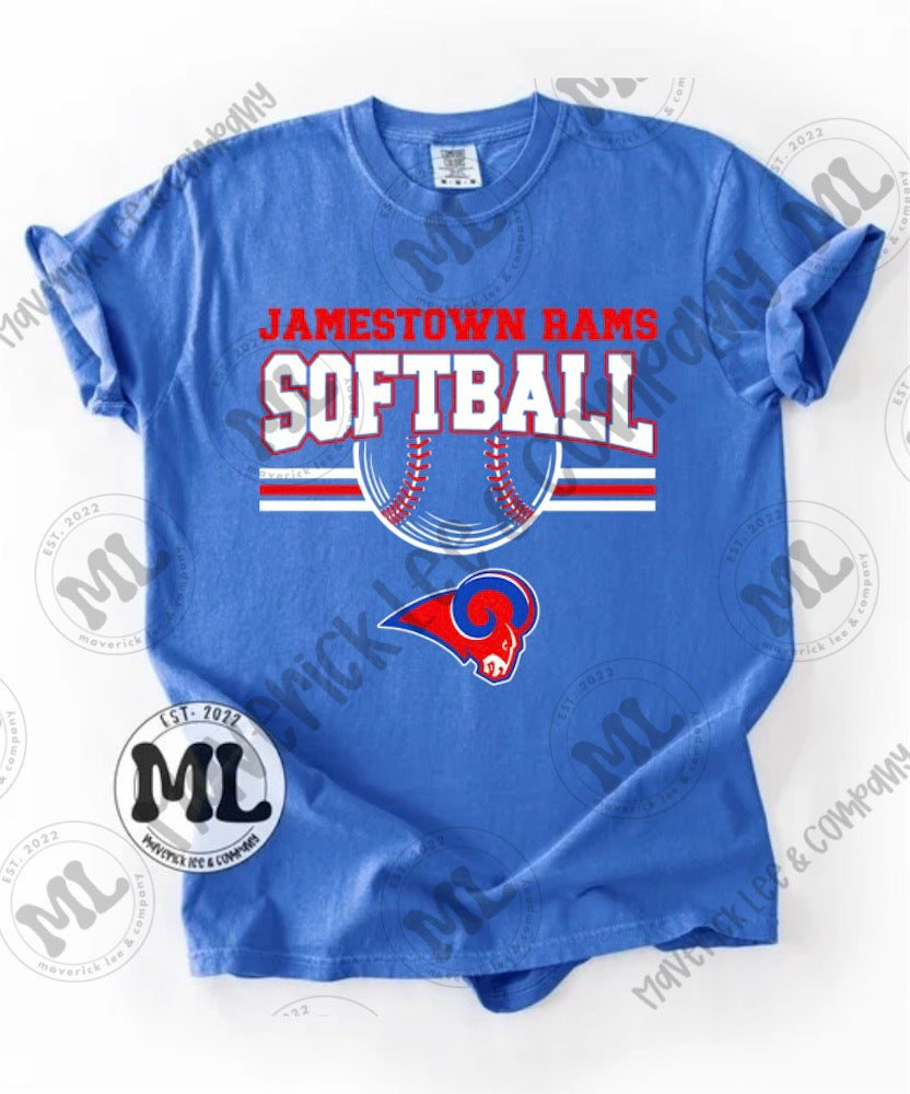 Jamestown Rams softball collection