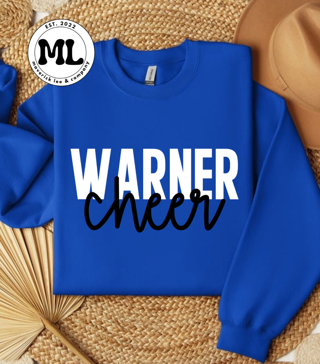 Warner cheer white/black