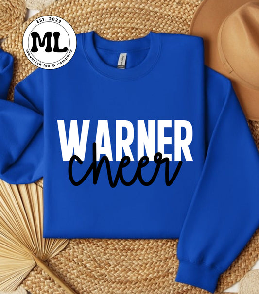 Warner cheer white/black