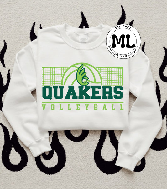 Wilmington Quakers volleyball net