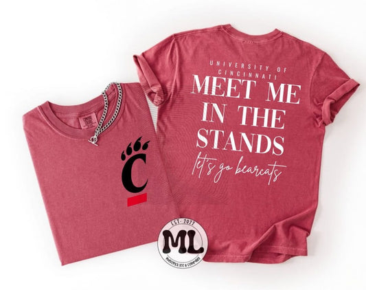 Bearcats - meet me in the stands