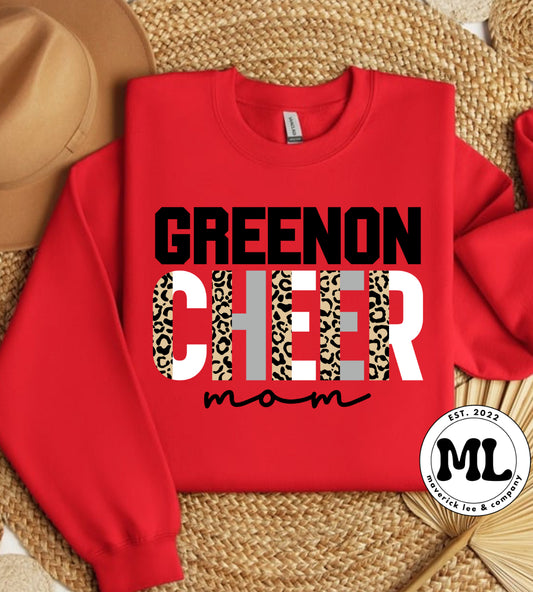 Greenon Knights cheer mom cheetah