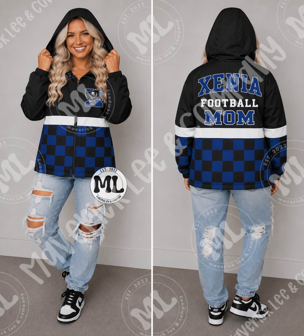 Custom Adult + Kid Full Zip Hoodies
