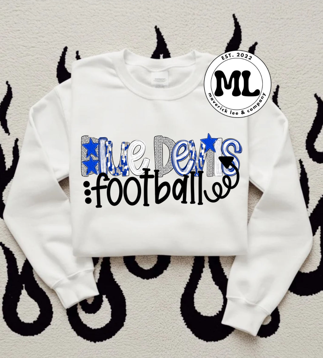 Brookville blue Devils football poppy