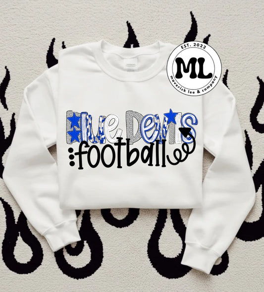 Brookville blue Devils football poppy