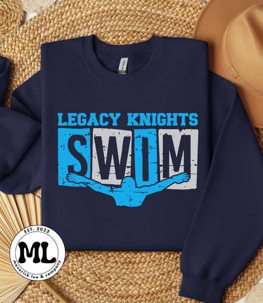 Legacy swimming distressed boxes