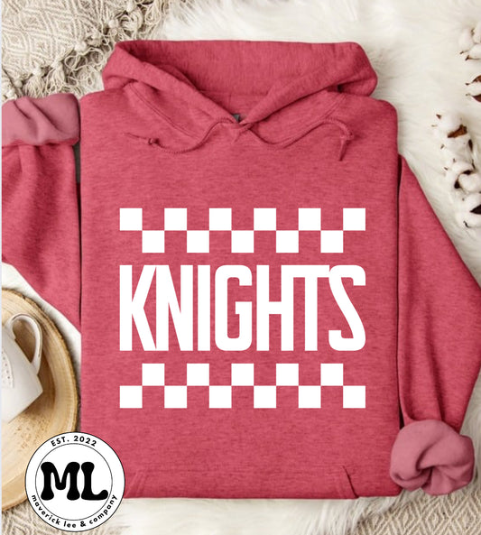 Greenon Knights white checkered