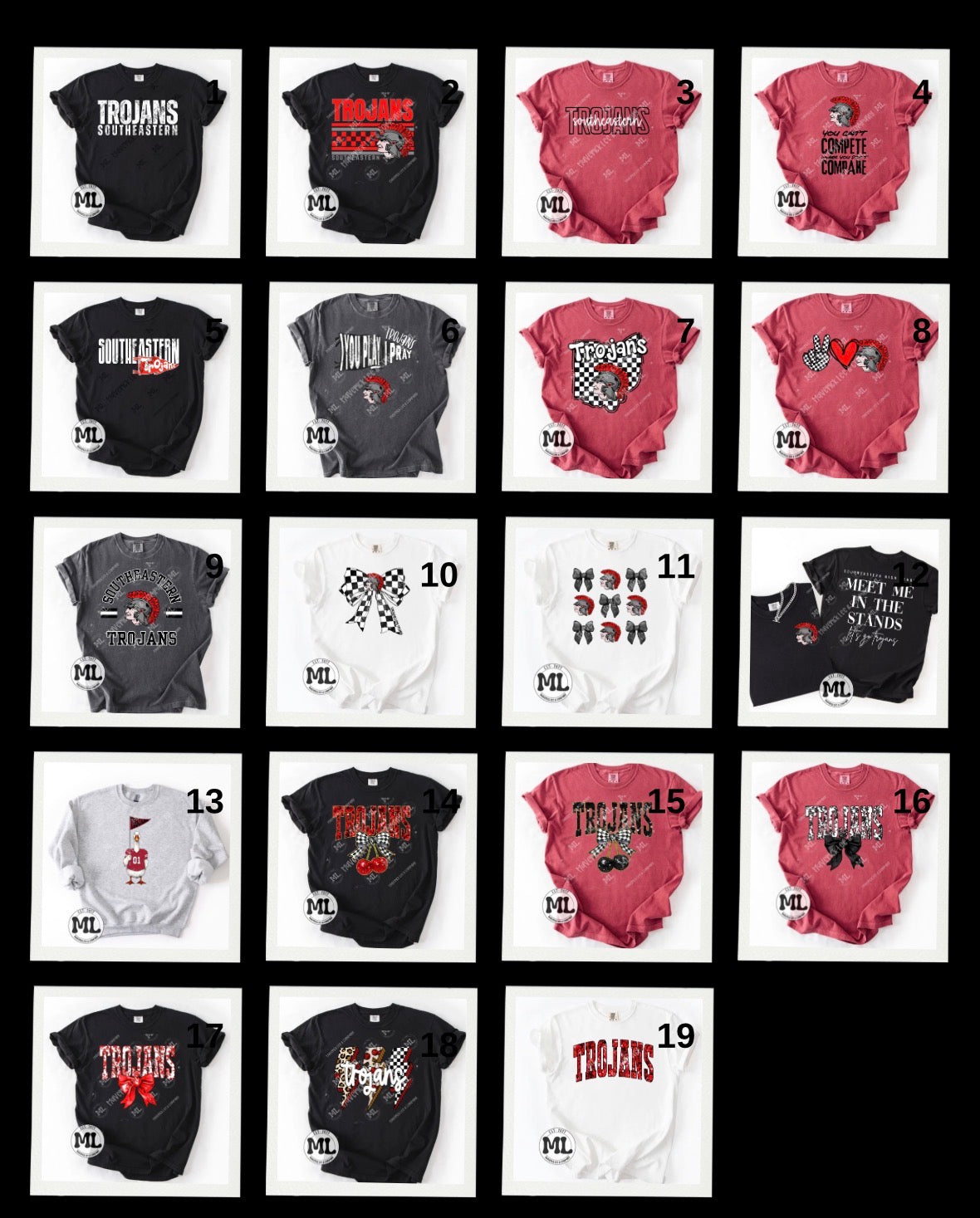 Southeastern Trojans collection