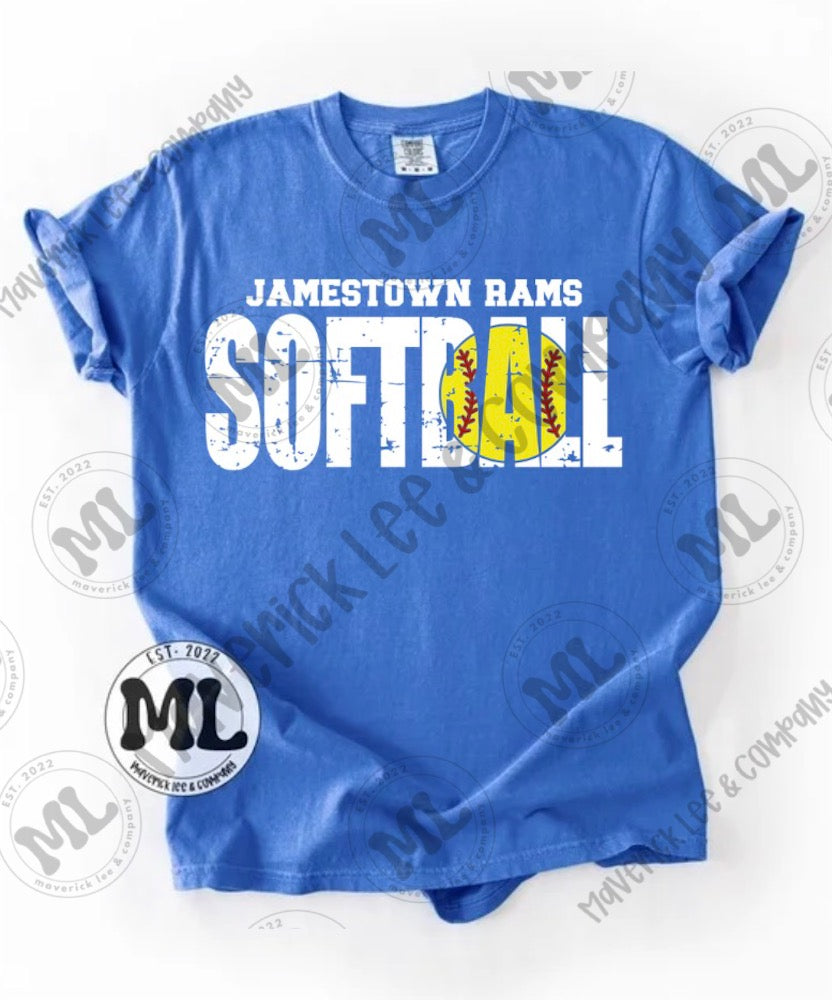 Jamestown Rams softball collection