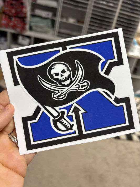 6 inch car decal in stock