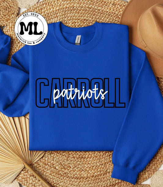 Carroll patriots outline