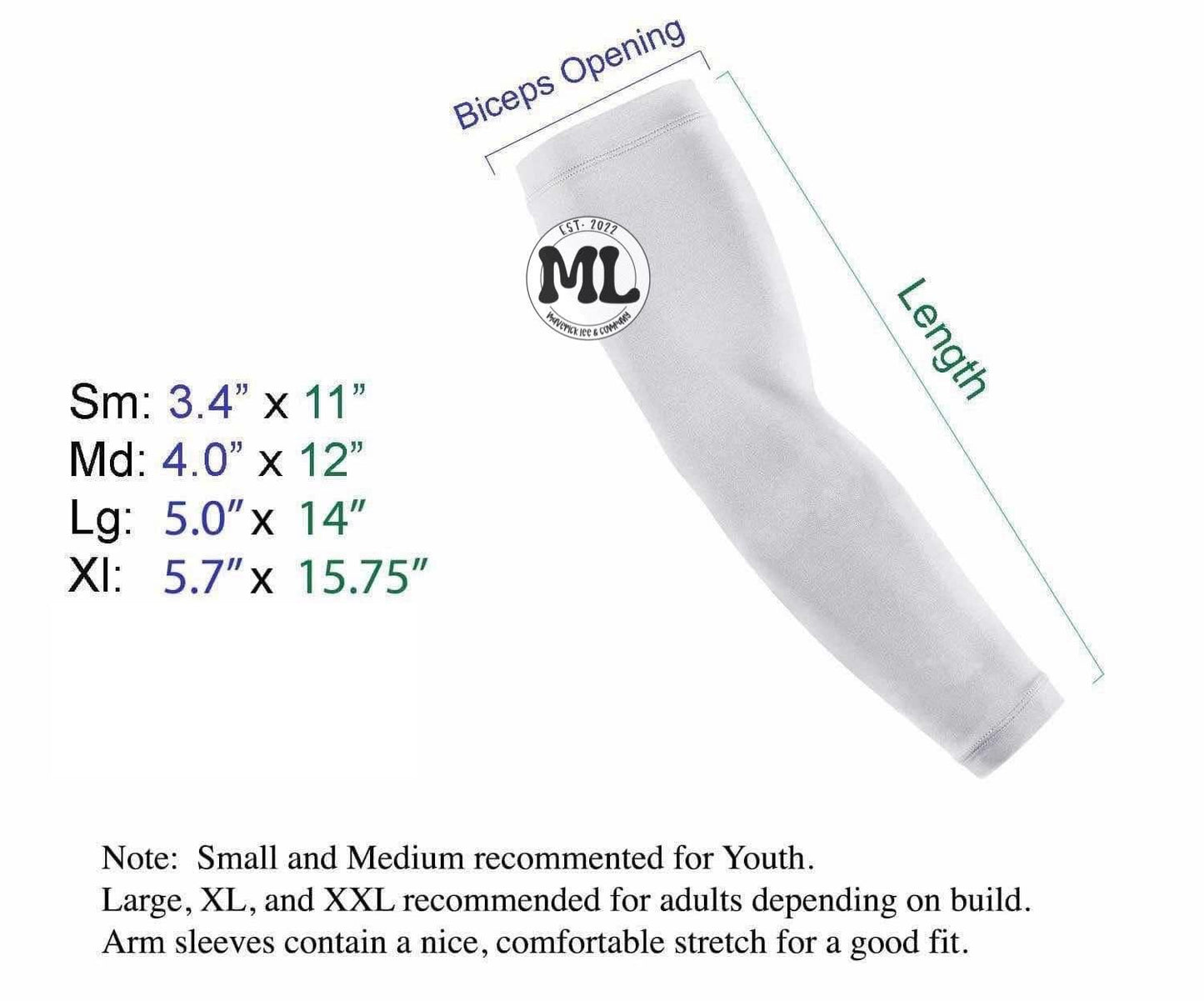 Wee Bucs arm sleeve - Blue