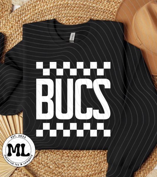 Bucks white checkered