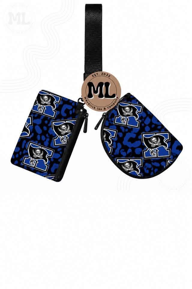 Custom Print Double Pouch Wristlet