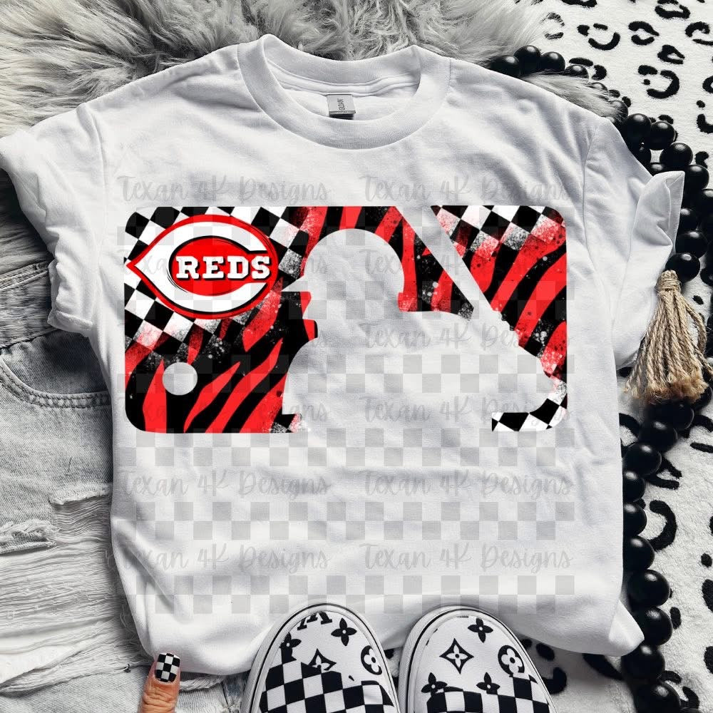 Zebra and checkered baseball collection