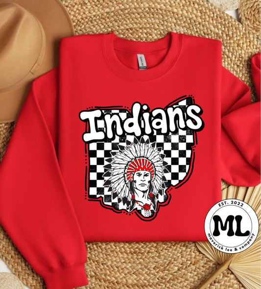 Stebbins Indians - checkered Ohio