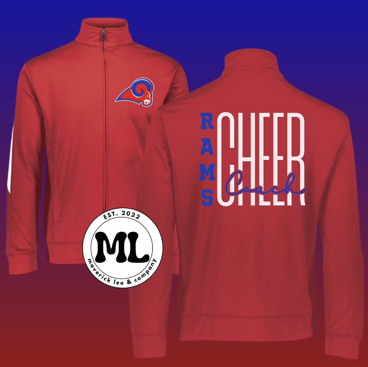 Rams cheer coach Jacket