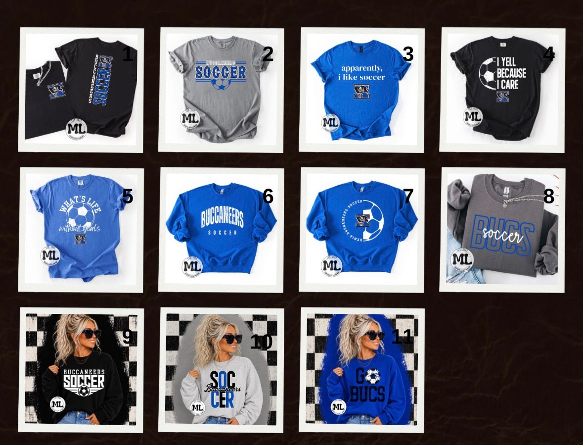 Xenia Buccaneers Soccer collection - August 2026