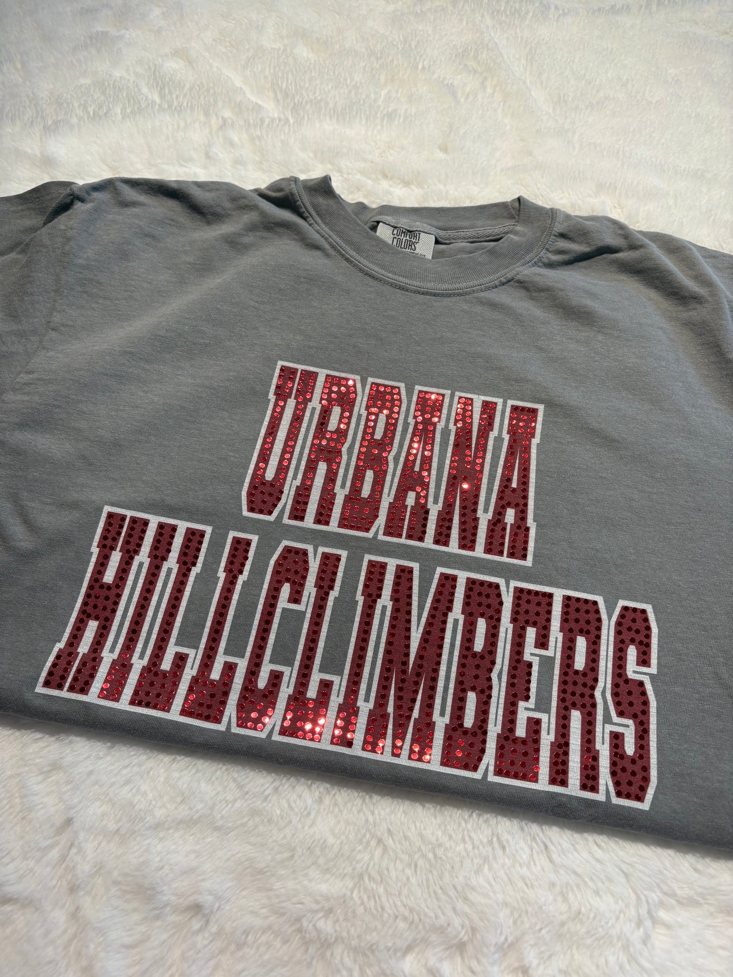 Custom block spangle tee