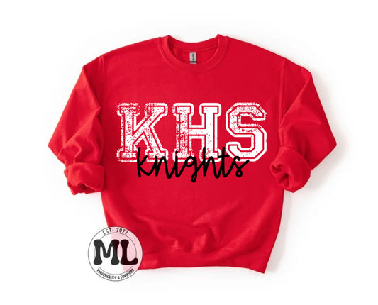 Kings Knights - KHS distressed