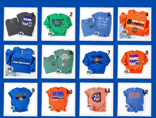 Game time Gators Volleyball collection