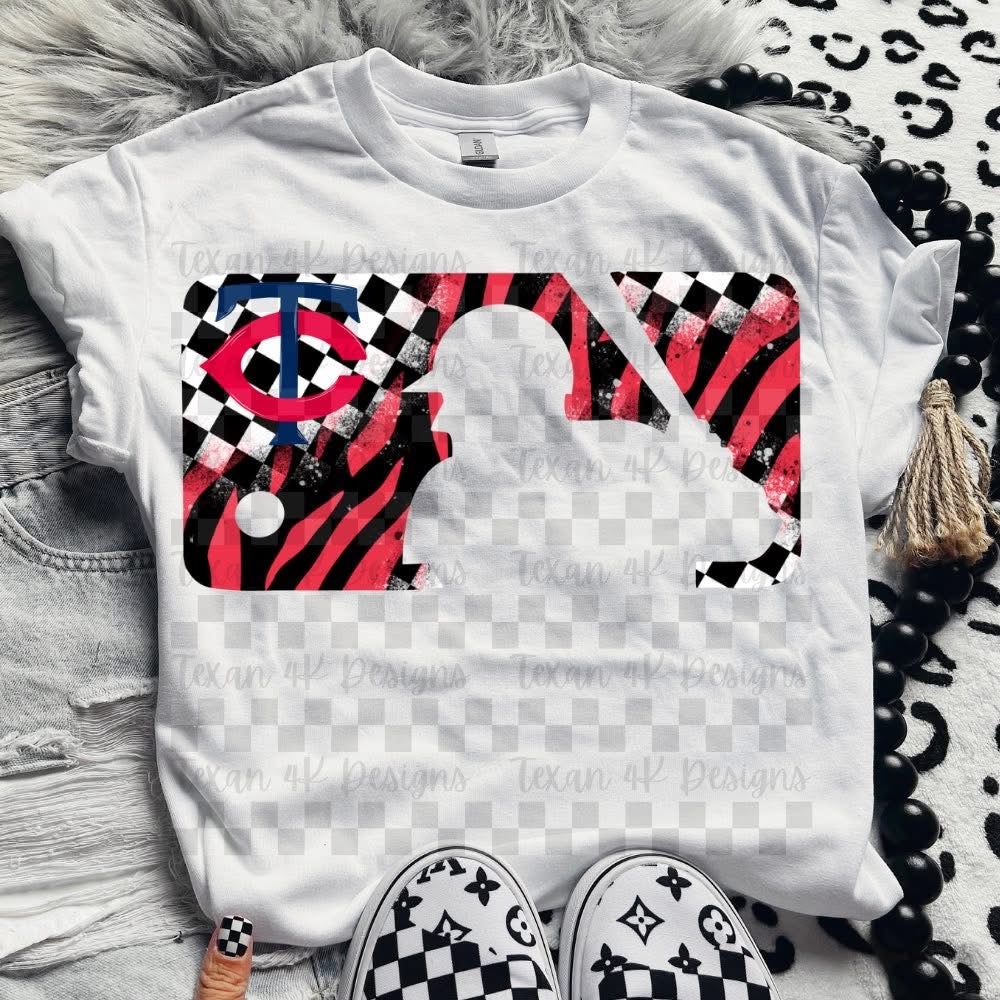 Zebra and checkered baseball collection