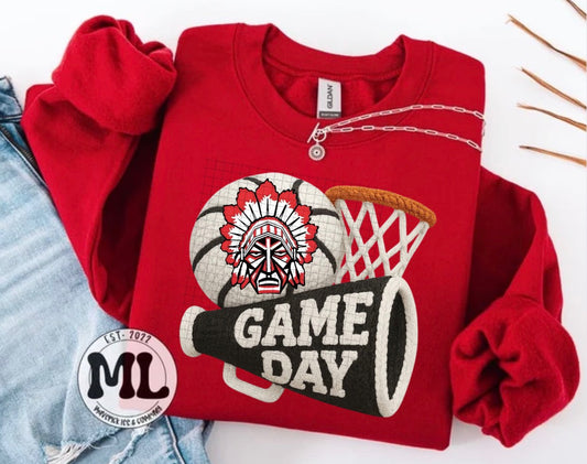 Game day basketball wayne faux crochet